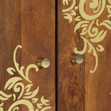 Sideboard 60X33X75 Cm Solid Wood Mango