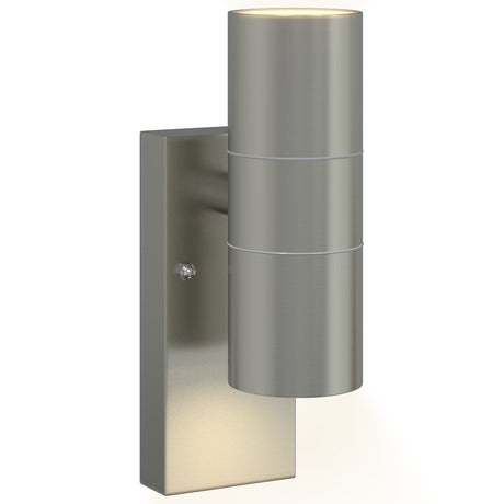 Outdoor Wall Light Silver Ip44