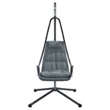 Hanging Chair With Stand And Cushion Steel