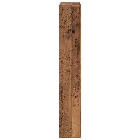 Shoe Cabinet Old Wood 80X21X125,5 Cm Engineered Wood