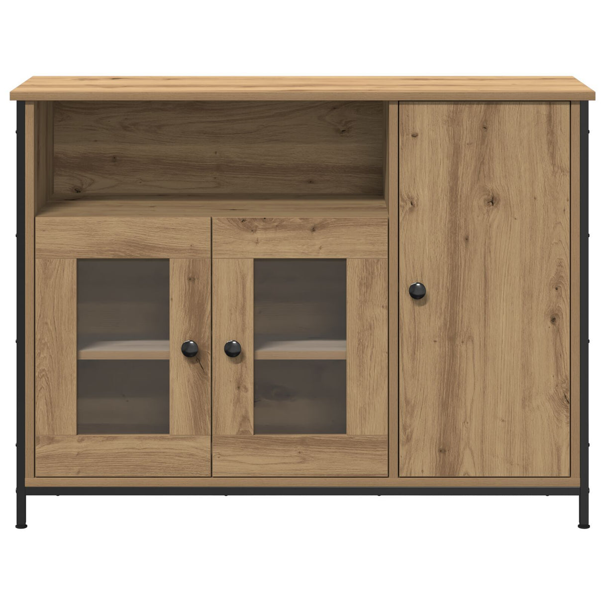 Sideboard Artisan Oak 100X35X75 Cm Engineered Wood