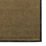 Washable Brown Doormat 120X250 Cm
