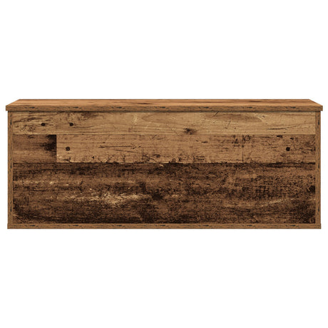 Storage Box Old Wood 90X35X35 Cm Made From Engineered Wood