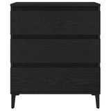 Sideboard Black Oak 60X35X70 Cm Engineered Wood