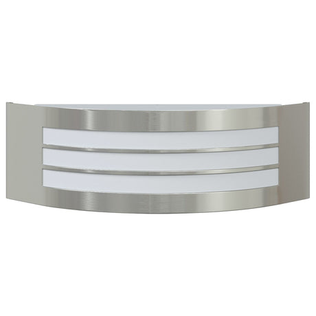 Outdoor Wall Light Silver Ip44