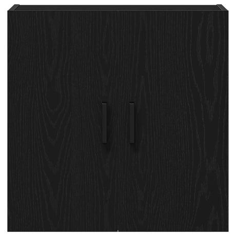 Wall Cabinet Black Oak 60X31X60 Cm Engineered Wood