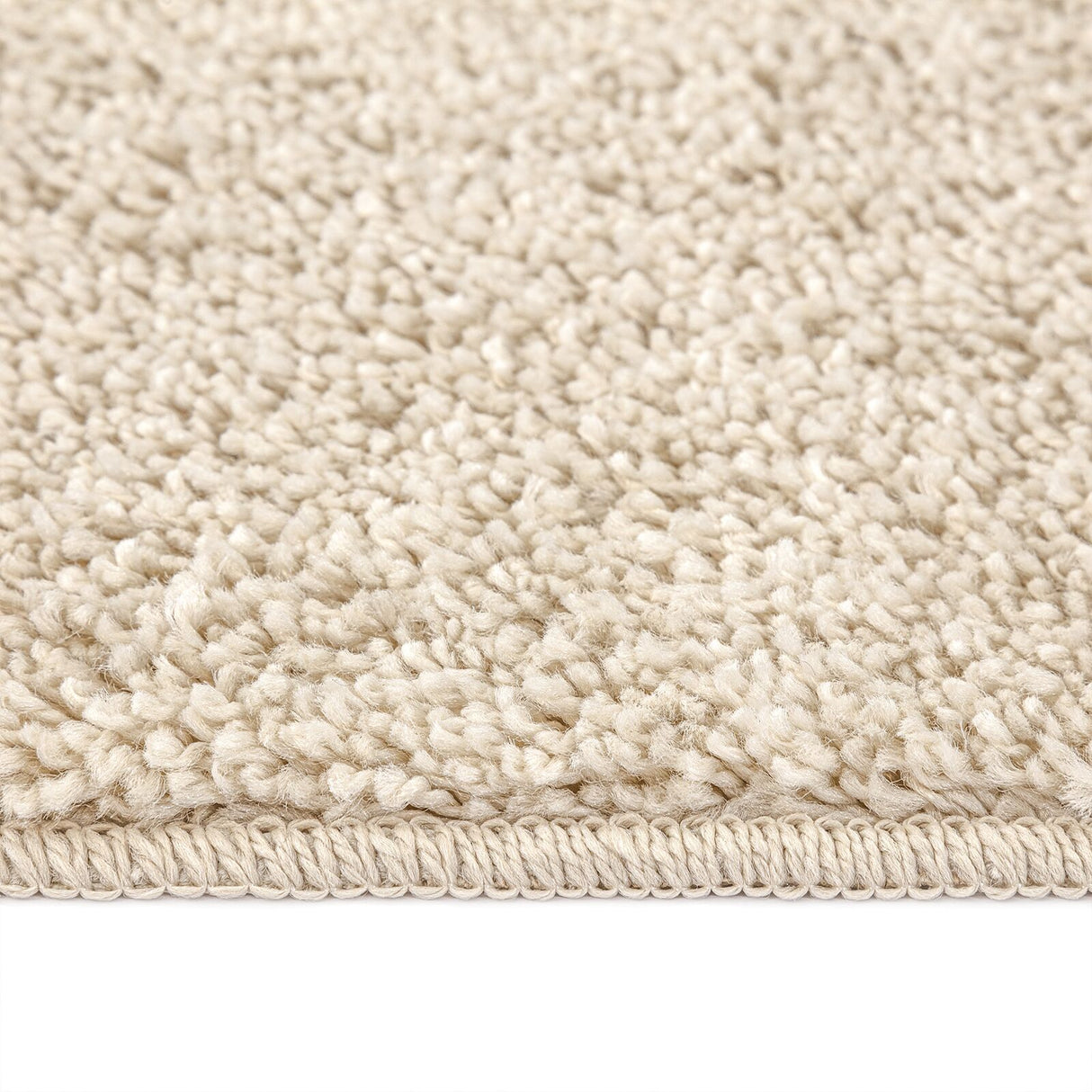 Shaggy Rug High Pile Cream 160X160 Cm Pp