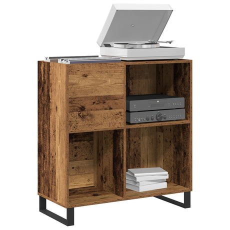 Record Cabinet Artisan Oak 84,5X38X89 Cm Engineered Wood
