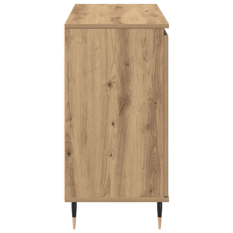 Sideboard With Doors & Drawers Artisan Oak 101,5X35X70 Cm
