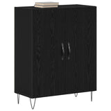 Sideboard Black Oak 69,5X34X90 Cm Engineered Wood