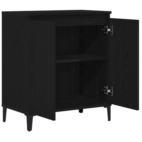 Sideboard Black Oak 60X35X70 Cm Engineered Wood