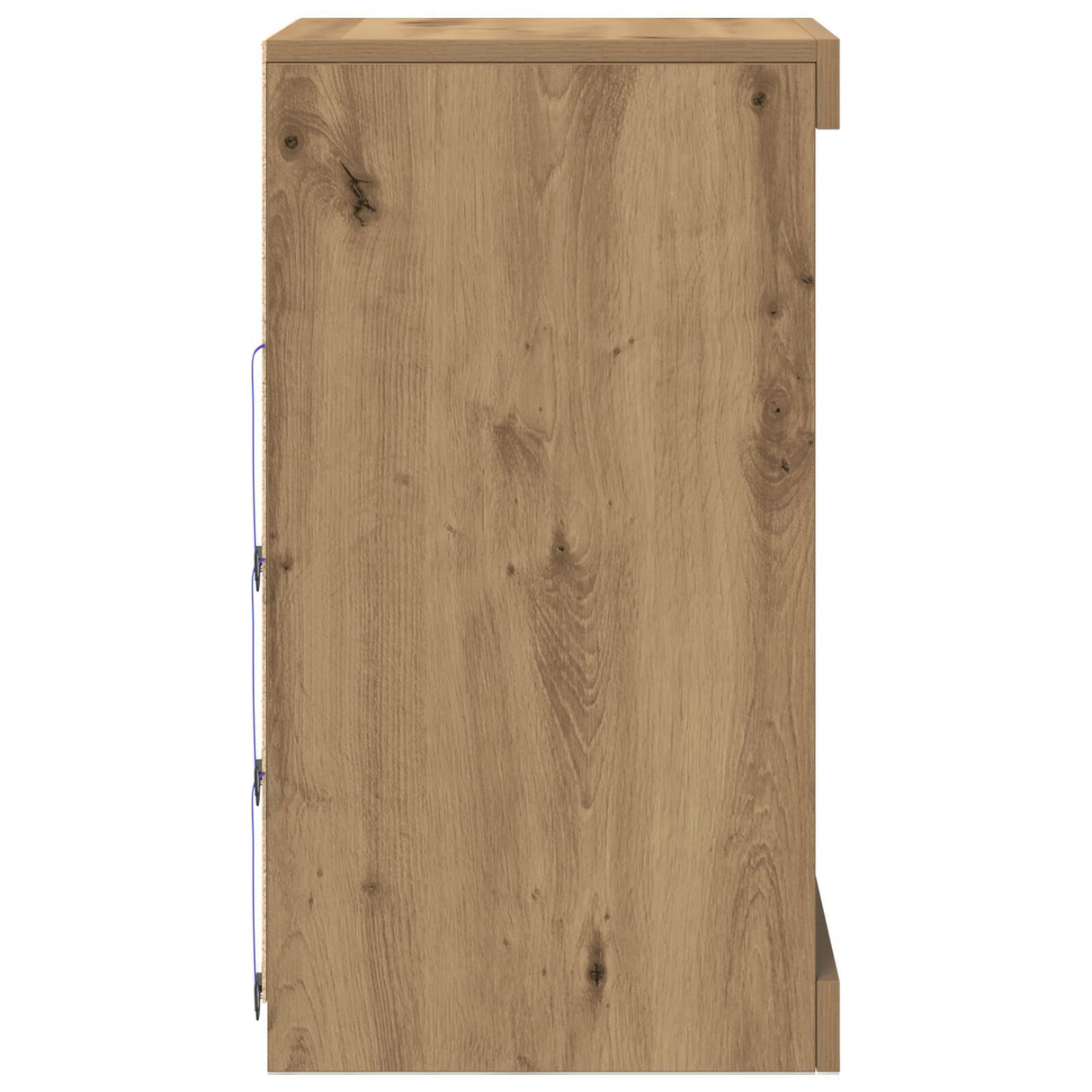 Sideboard With Led Lights Artisan Oak 41X37X67 Cm