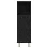 Bathroom Cabinet Black Oak Engineered Wood With Black Oak Finish