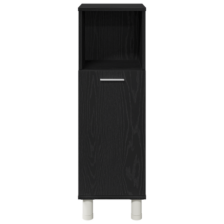 Bathroom Cabinet Black Oak Engineered Wood With Black Oak Finish