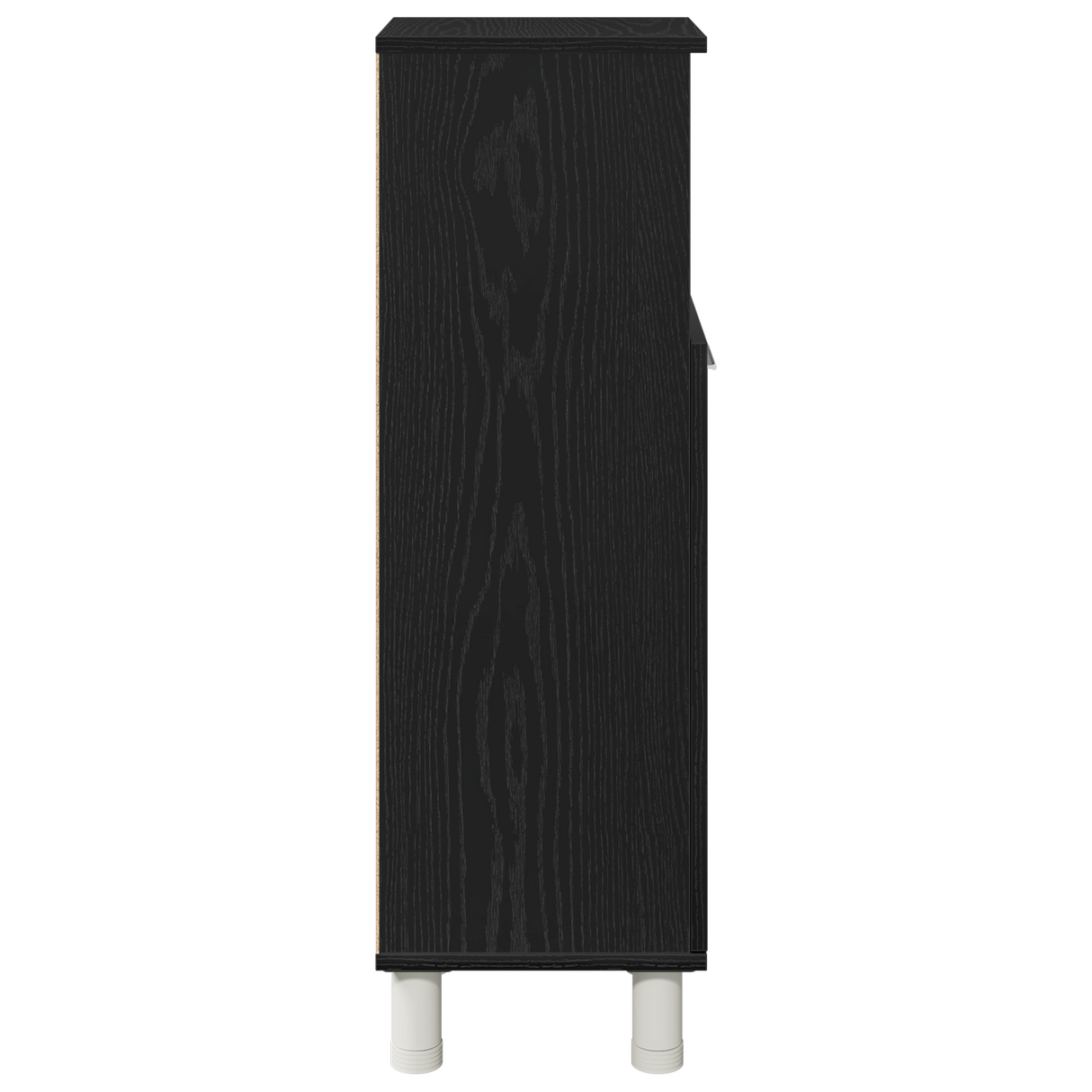 Bathroom Cabinet Black Oak Engineered Wood With Black Oak Finish