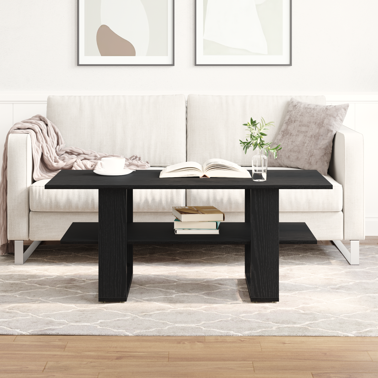 Coffee Table 102X55X42 Cm Engineered Wood