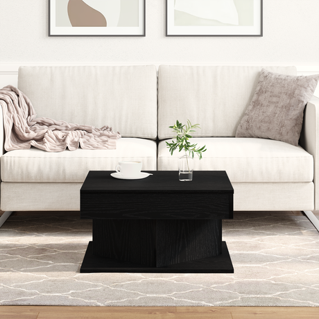 Coffee Table 57X57X30 Cm Engineered Wood