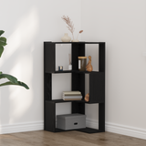 Corner Bookcase 3-Tier 50X50X102 Cm Engineered Wood