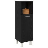 Bathroom Cabinet Black Oak Engineered Wood With Black Oak Finish