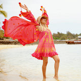 Serene Shores Two-Piece Pink Dress - Breathing Soul