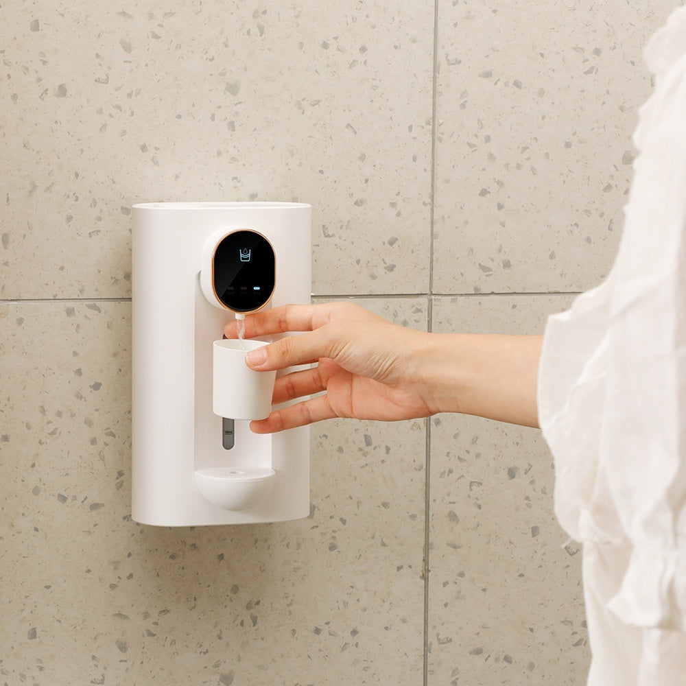 Touchless Automatic Mouthwash Dispenser - Wall Mounted, 3 Levels, 2 Cups
