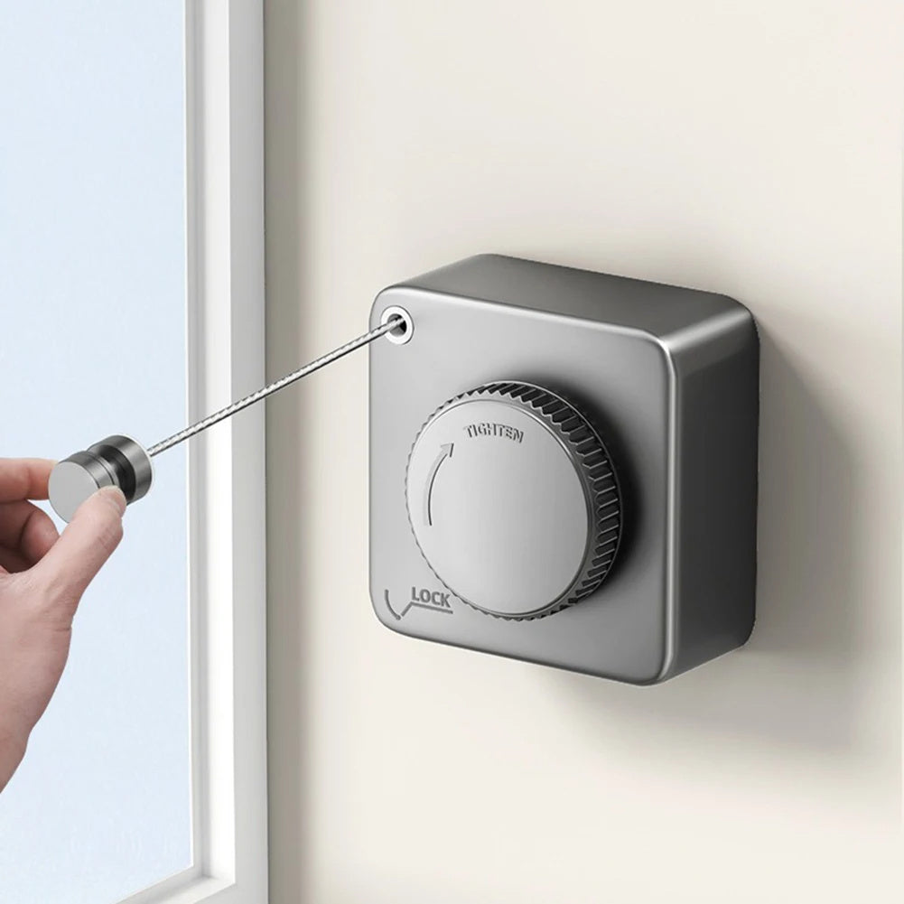 Retractable Clothesline - Indoor & Outdoor, Space-Saving Design (4.2m/4.8m)