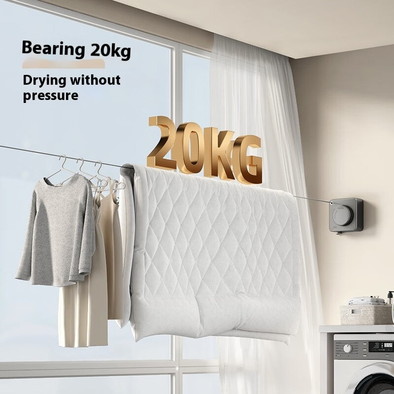 Retractable Clothesline - Indoor & Outdoor, Space-Saving Design (4.2m/4.8m)
