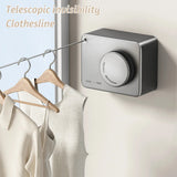 Retractable Clothesline - Indoor & Outdoor, Space-Saving Design (4.2m/4.8m)