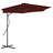 Garden Parasol with Steel Pole 300 cm Taupe