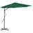 Garden Parasol with Steel Pole 300 cm Taupe