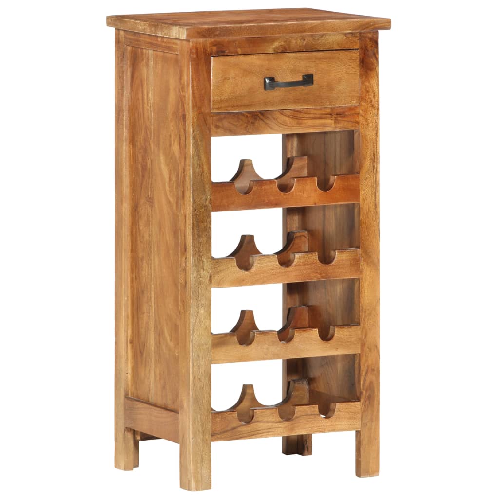 Wine Cabinet 40x30x80 cm Solid Acacia Wood