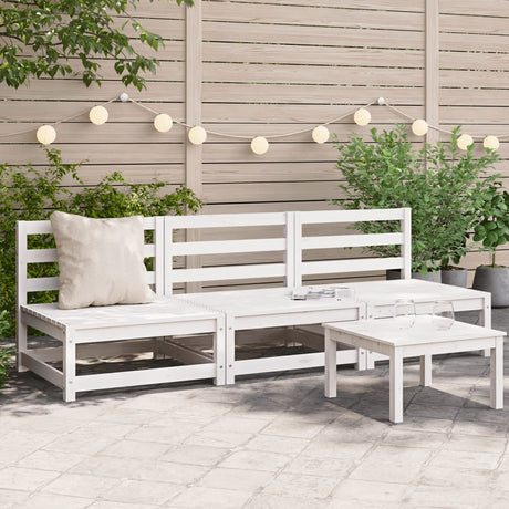 Garden Sofas Armless 3 pcs 70x70x67 cm Impregnated Wood Pine
