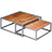 Nesting Coffee Table Set 2 Pieces Solid Reclaimed Teak