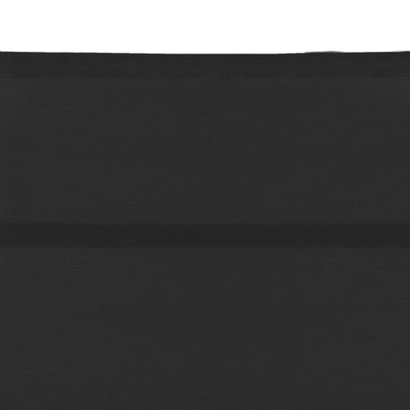 Sun Lounger Textilene and Aluminium Black