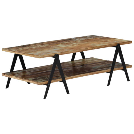Coffee Table 115x60x40 cm Solid Reclaimed Wood