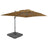Garden Parasol with Portable Base Taupe