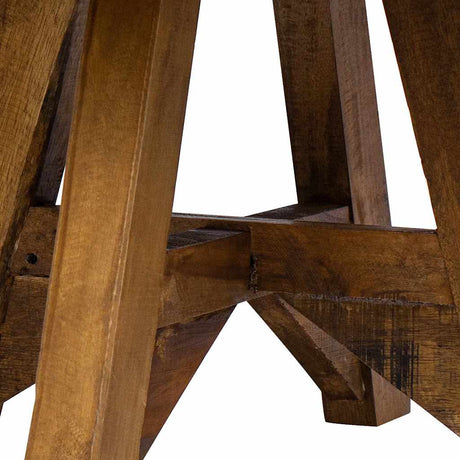 Coffee Table Solid Reclaimed Wood 60x45 cm White