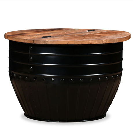 Bowl Shaped Coffee Table Solid Reclaimed Wood 60x60x30 cm