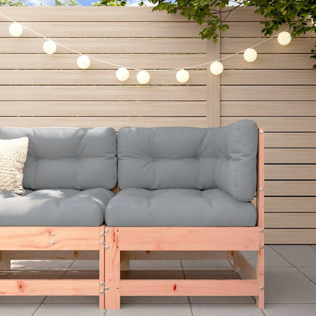 Corner Sofa with Cushions Solid Wood Pine