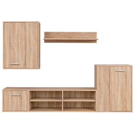 5-Piece Tv Cabinet Set In Engineered Wood