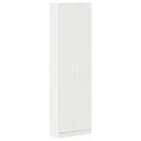Wardrobe White 55X25X189 Cm Engineered Wood