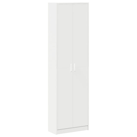 Wardrobe White 55X25X189 Cm Engineered Wood