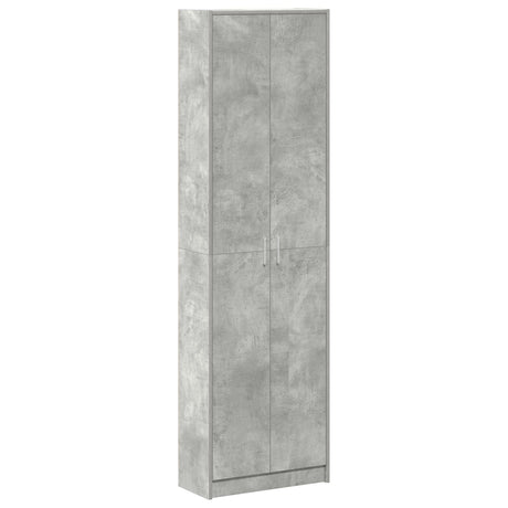 Wardrobe Concrete Grey 55X25X189 Cm Engineered Wood