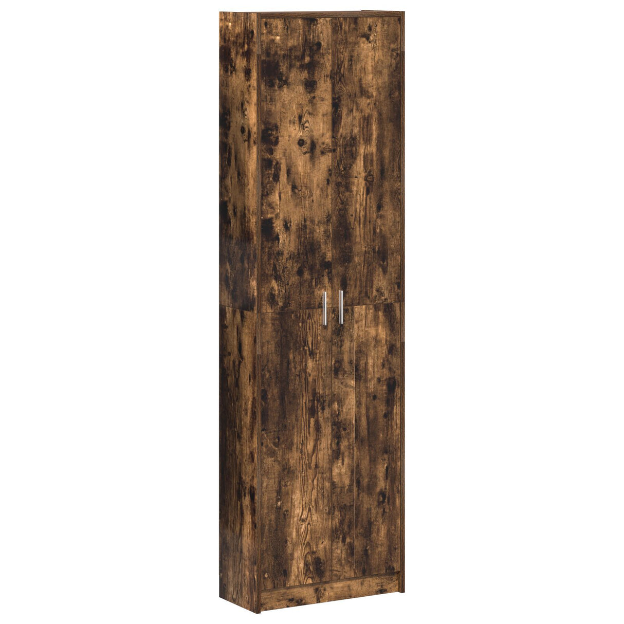 Wardrobe Smoked Oak 55X25X189 Cm Engineered Wood