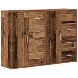 Sideboards 2 Pcs Old Wood 60X31X84 Cm Engineered Wood