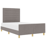 Bed Frame In Taupe, 160X200 Cm Fabric