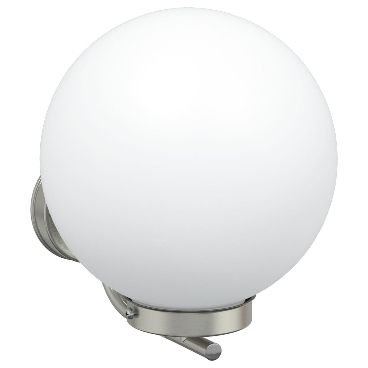 Outdoor Wall Light Silver Stainless Steel Ip44