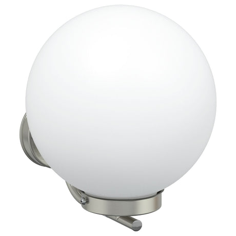 Outdoor Wall Light Silver Stainless Steel Ip44