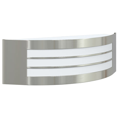 Outdoor Wall Light Silver Ip44