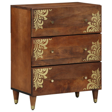 Sideboard 60X33X75 Cm Solid Wood Mango